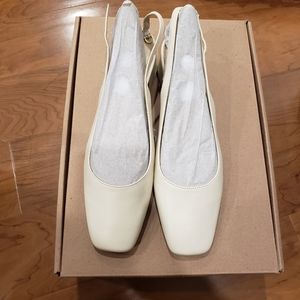 Sam Edelman Terra Ivory Slingbacks